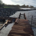 Hardhouten vissteiger Schildmeer Steendam